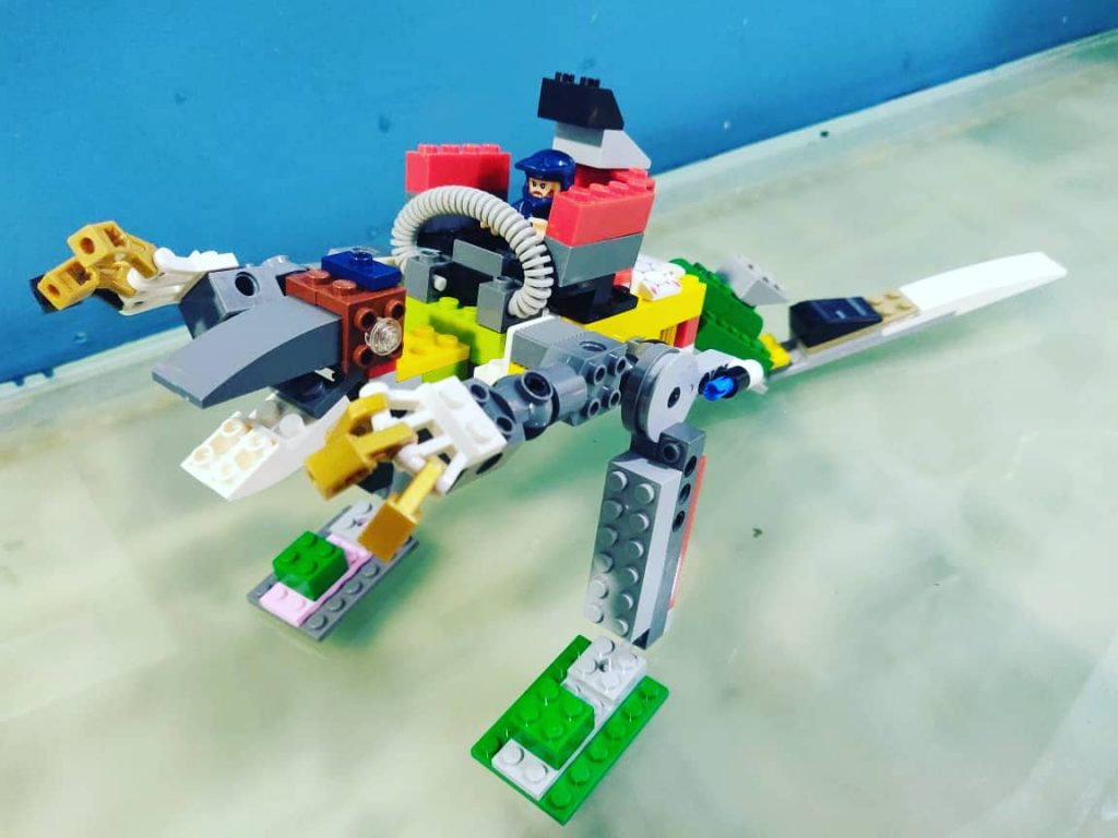 lego robot dinosaur