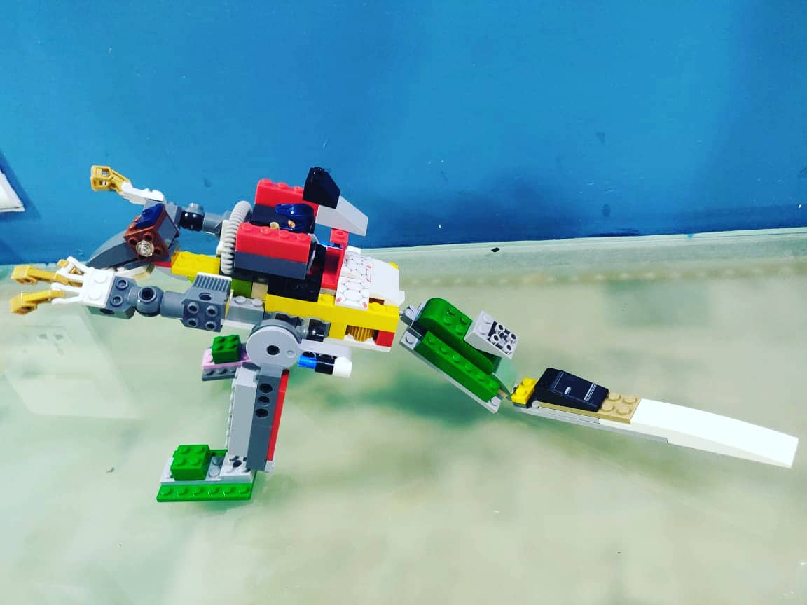 lego robot dinosaur