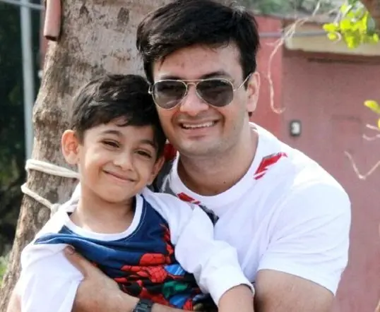 Sony Surana with his son Dhairya