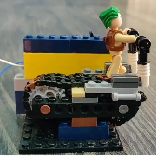 Working Lego treadmill