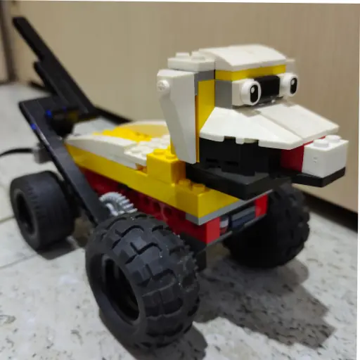 Walking Lego robot dog
