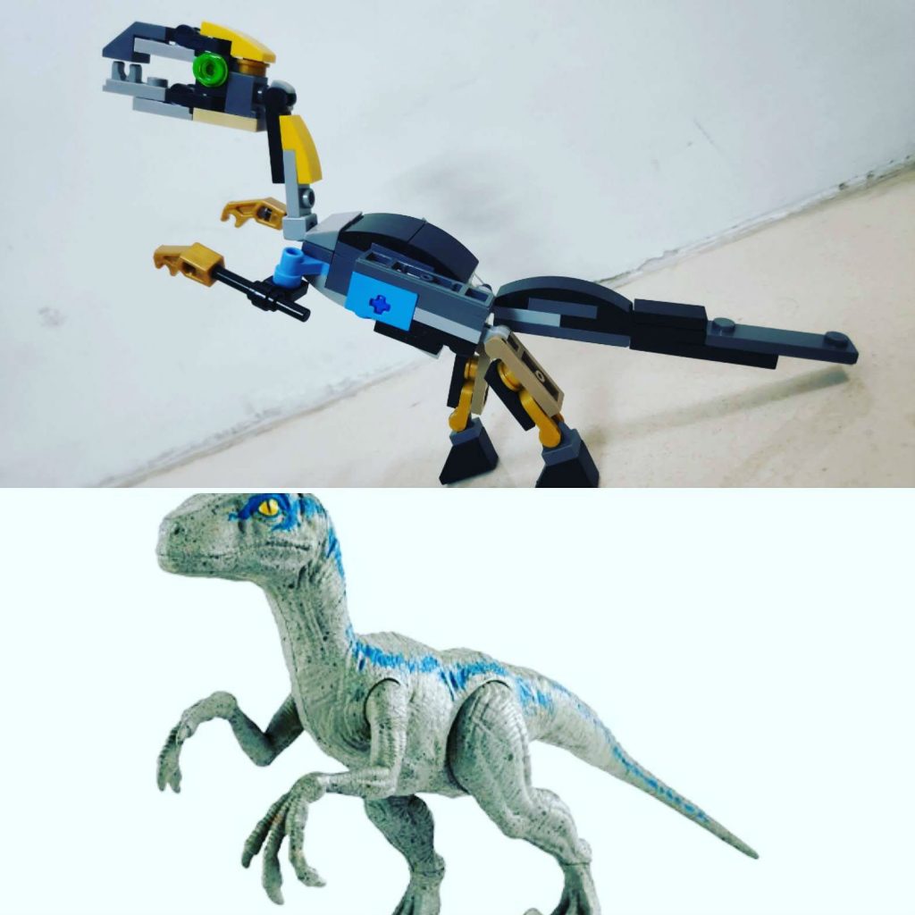 Lego Velociraptor Blue